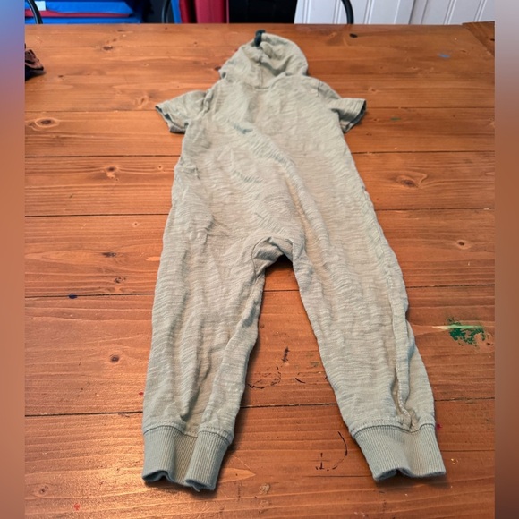 Carter's Light green dinosaur one piece zip up Baby 18 month - Picture 4 of 6